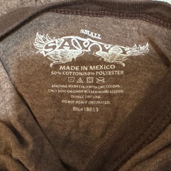 A&W Whatever Floats Your Boat Vintage Inspired T-Shirt, Heather Brown, Small - Picture 8 of 8